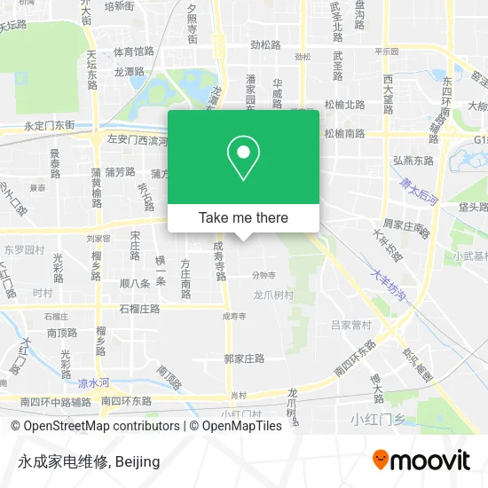 永成家电维修 map