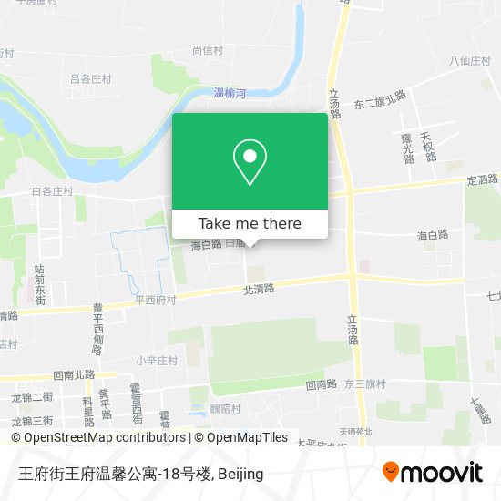 王府街王府温馨公寓-18号楼 map
