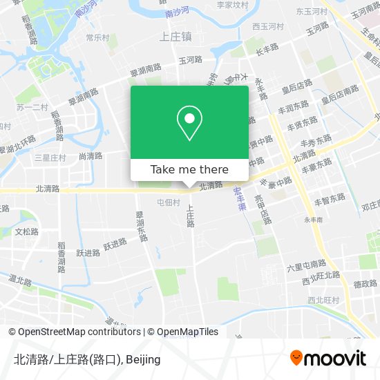北清路/上庄路(路口) map