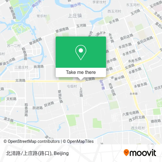 北清路/上庄路(路口) map