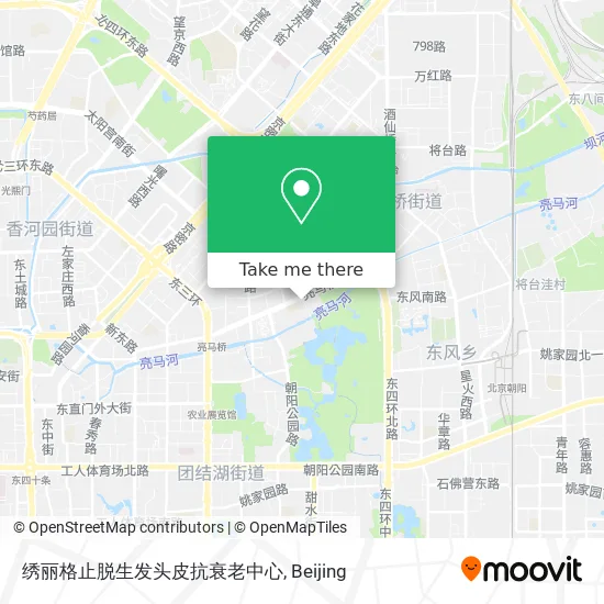 绣丽格止脱生发头皮抗衰老中心 map
