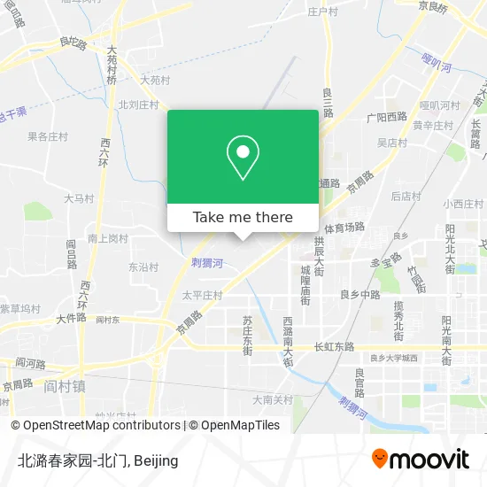 北潞春家园-北门 map