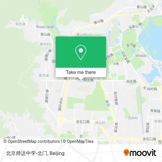 北京师达中学-北门 map