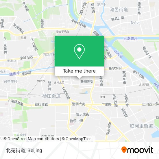 北苑街道 map