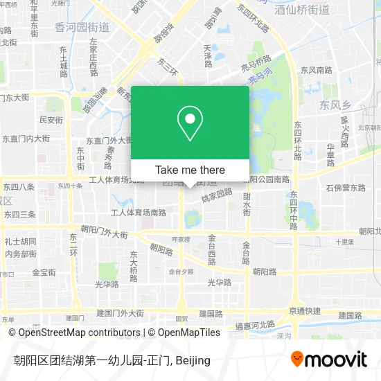 朝阳区团结湖第一幼儿园-正门 map