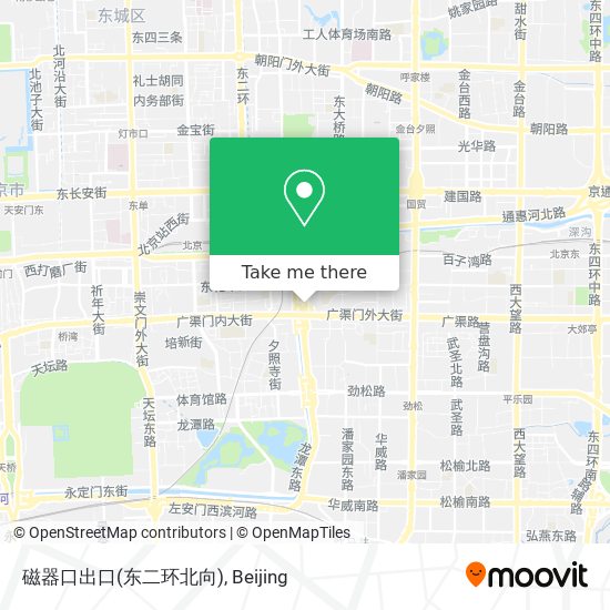 磁器口出口(东二环北向) map