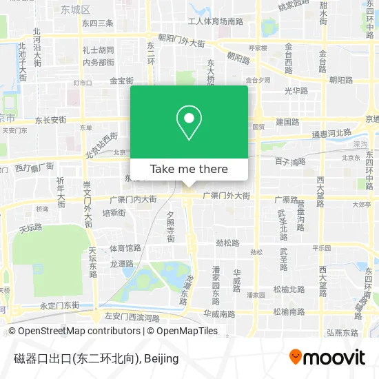 磁器口出口(东二环北向) map