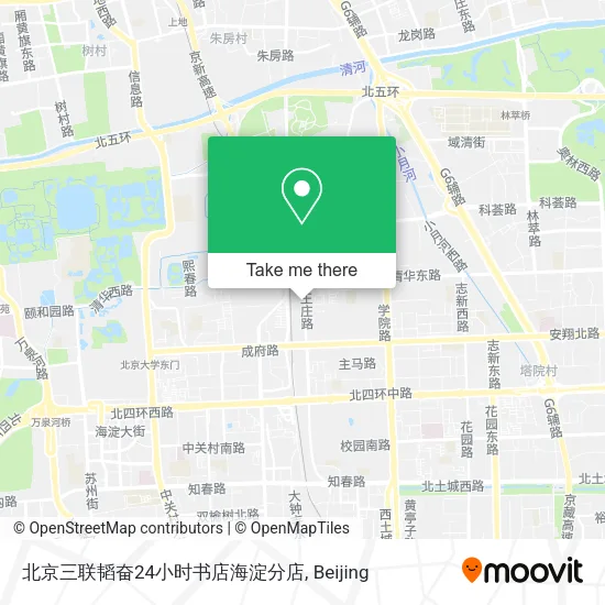 北京三联韬奋24小时书店海淀分店 map