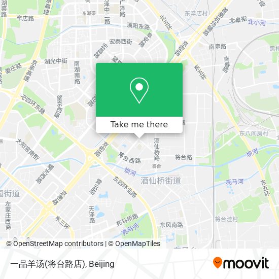一品羊汤(将台路店) map