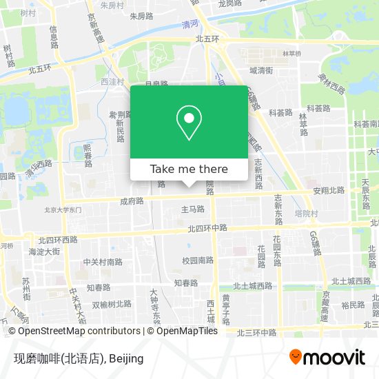 现磨咖啡(北语店) map