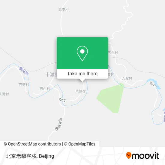北京老穆客栈 map
