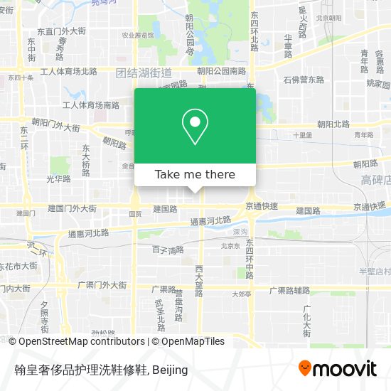 翰皇奢侈品护理洗鞋修鞋 map