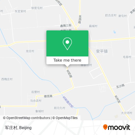 军庄村 map