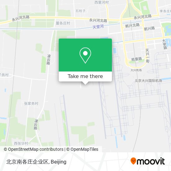 北京南各庄企业区 map