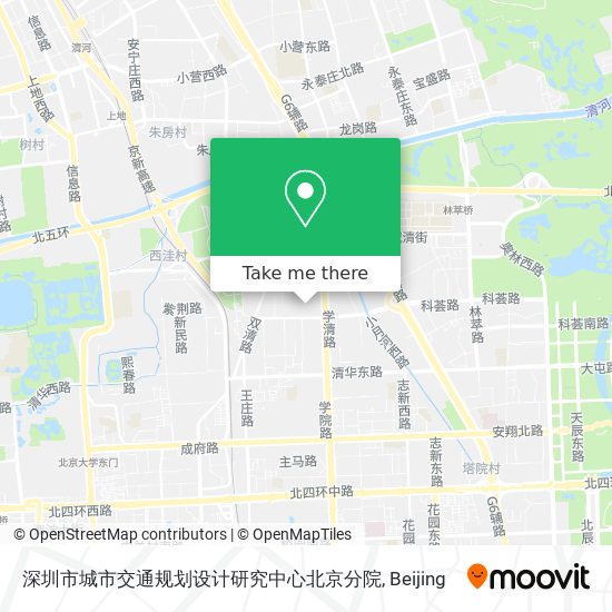深圳市城市交通规划设计研究中心北京分院 map