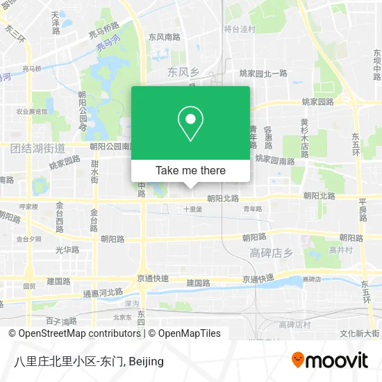 八里庄北里小区-东门 map