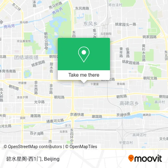 碧水星阁-西1门 map