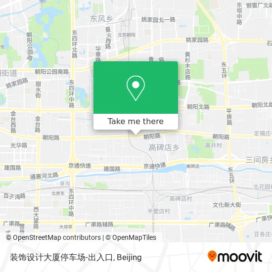 装饰设计大厦停车场-出入口 map