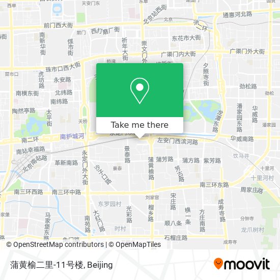 蒲黄榆二里-11号楼 map
