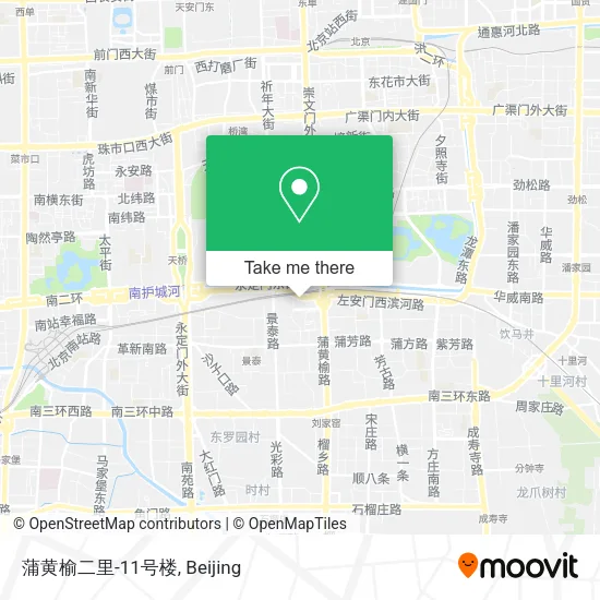 蒲黄榆二里-11号楼 map