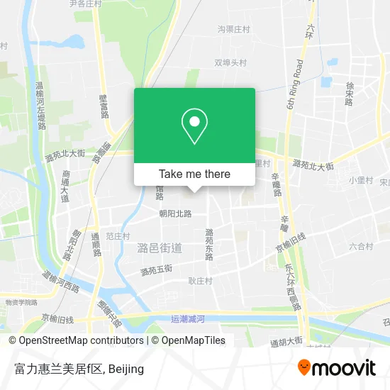 富力惠兰美居f区 map