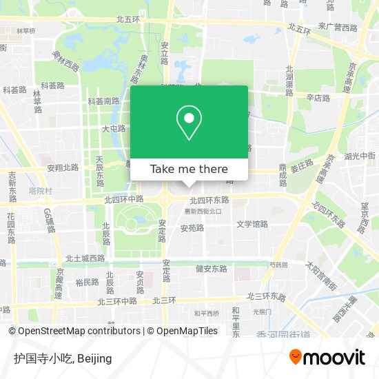 护国寺小吃 map