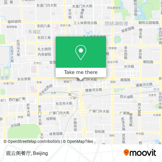 观云阁餐厅 map