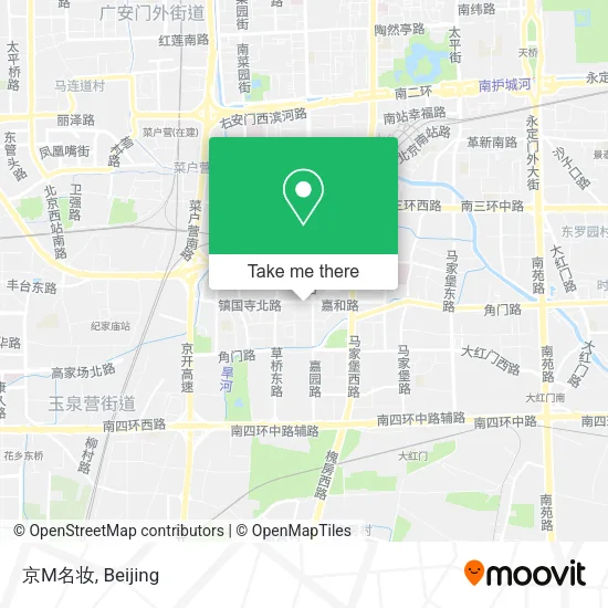 京M名妆 map