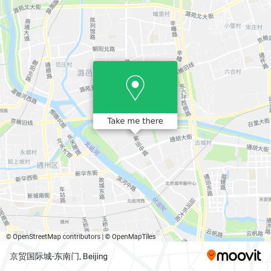 京贸国际城-东南门 map
