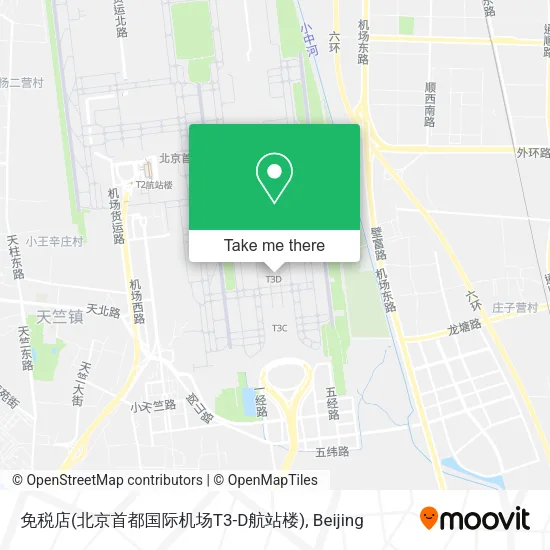 免税店(北京首都国际机场T3-D航站楼) map
