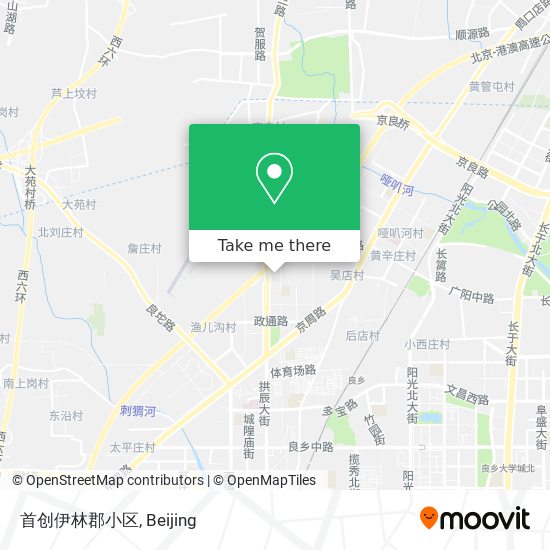 首创伊林郡小区 map