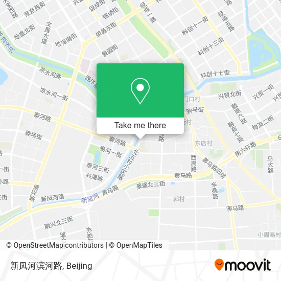 新凤河滨河路 map