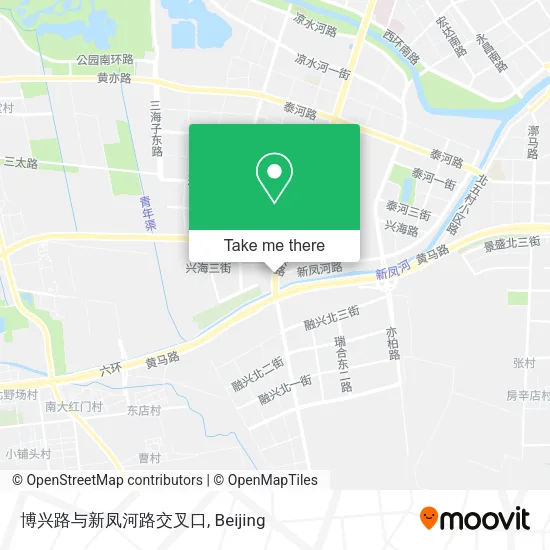 博兴路与新凤河路交叉口 map