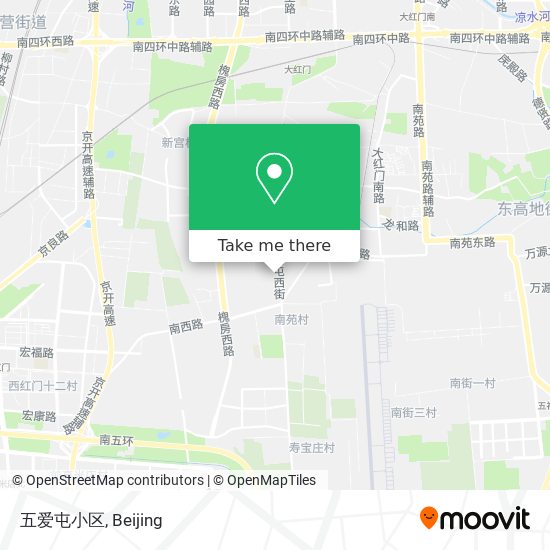 五爱屯小区 map