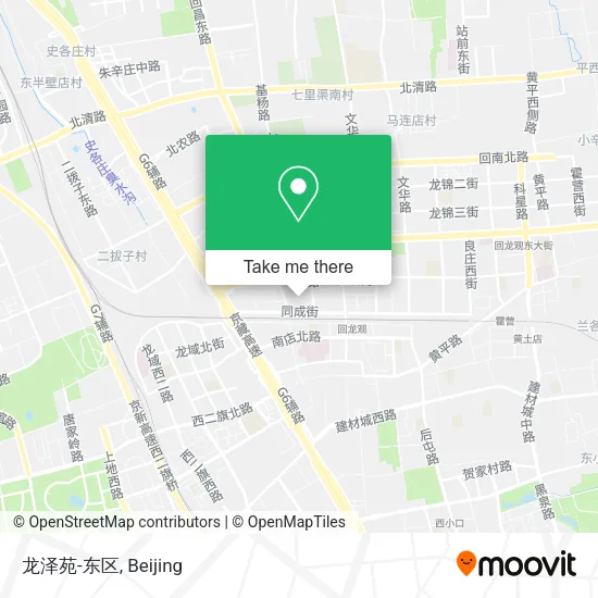 龙泽苑-东区 map