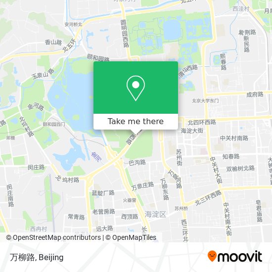 万柳路 map