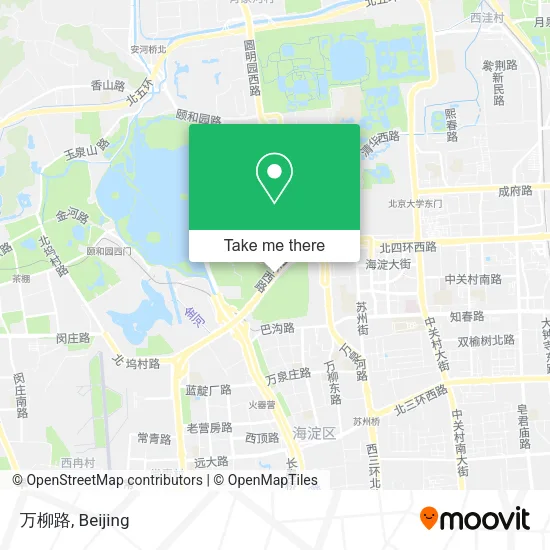 万柳路 map