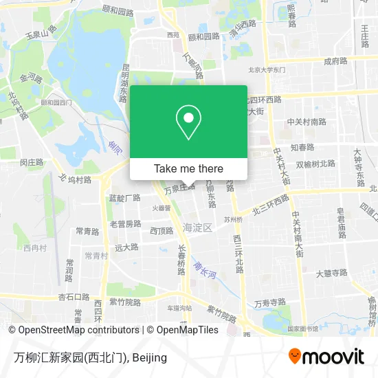 万柳汇新家园(西北门) map