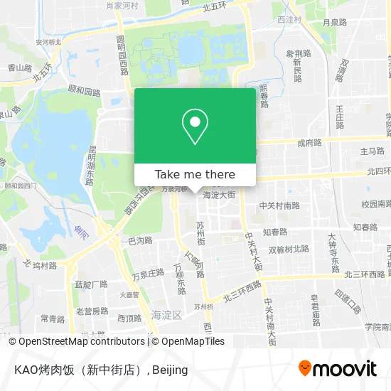 KAO烤肉饭（新中街店） map