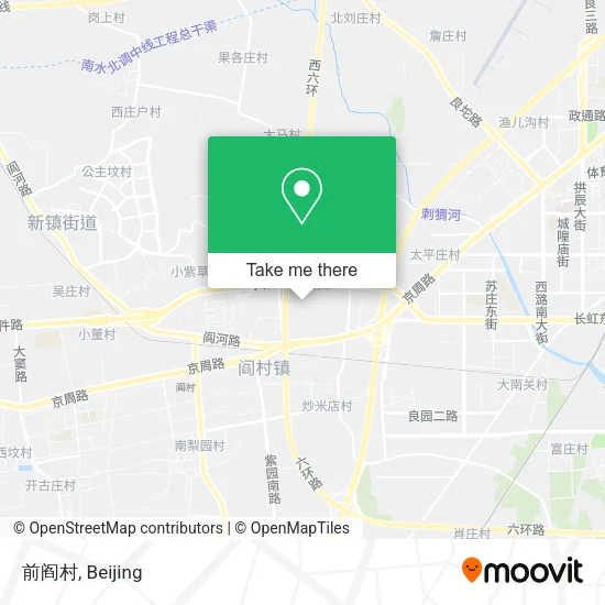 前阎村 map