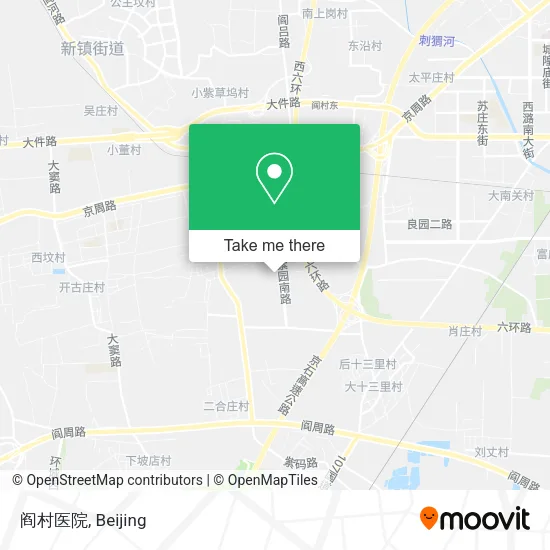 阎村医院 map