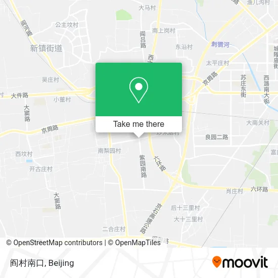 阎村南口 map