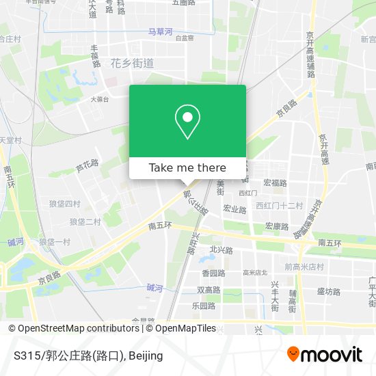S315/郭公庄路(路口) map