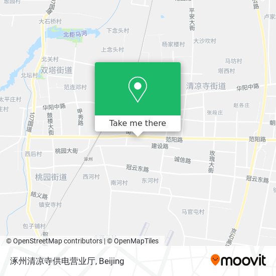涿州清凉寺供电营业厅 map