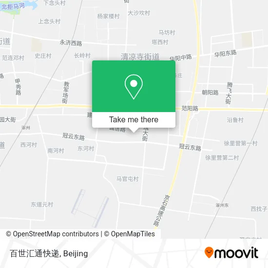 百世汇通快递 map