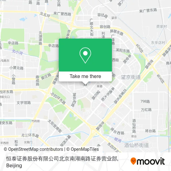 恒泰证券股份有限公司北京南湖南路证券营业部 map