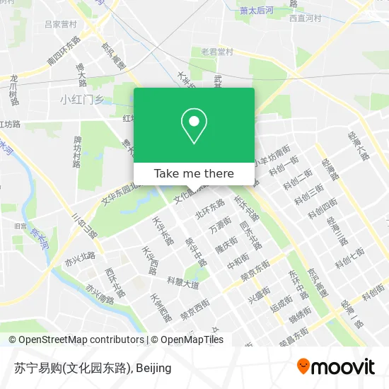 苏宁易购(文化园东路) map