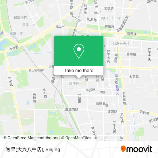 逸果(大兴八中店) map