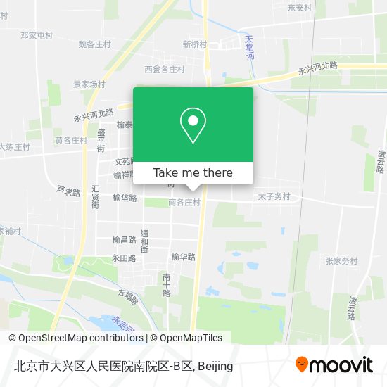北京市大兴区人民医院南院区-B区 map