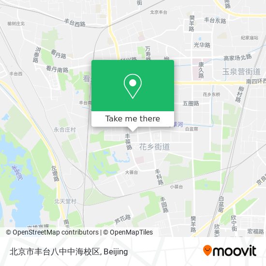 北京市丰台八中中海校区 map